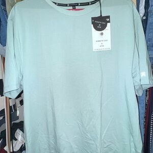 Kenneth Cole Men's Light Green Active T-Shirt